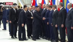 Les premières images de la rencontre entre Kim Jong-un et Vladimir Poutine