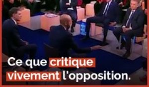 Sortie du grand débat: le «travailler plus» de Macron torpillé par l’opposition