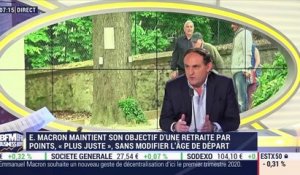 Emmanuel Macron maintient son objectif d'une retraite par points - 26/04