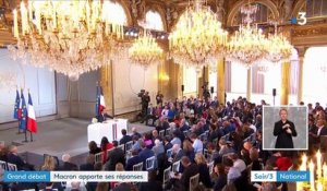 Grand débat : Macron apporte ses réponses