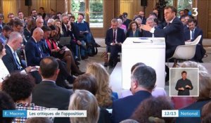 Conférence de presse d'Emmanuel Macron : ses opposants pas convaincus