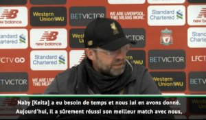 36e j. - Klopp : "Le meilleur match de Keita"