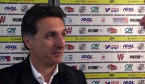 Après le match Amiens SC - RCSA,Christophe Pélissier