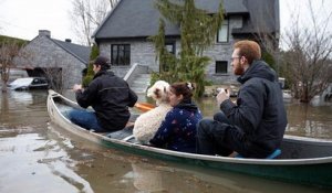 Des milliers de sinistrés au Canada et les eaux continuent de monter