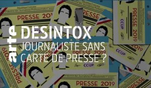 Peut-on être journaliste sans carte de presse ? - 30/04/2019 - Désintox
