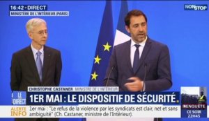 1er mai: pour Christophe Castaner, "le refus de la violence par les syndicats est net, clair et sans aucune ambiguïté"