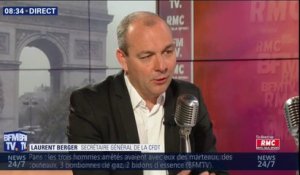 Laurent Berger condamne "par avance" toutes les possibles violences de ce 1er-mai