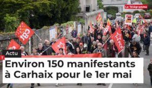 Environ 150 manifestants à Carhaix pour le 1er mai