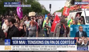 1er mai: tensions en fin de cortège (3/3)