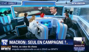 Macron : seul en campagne ?