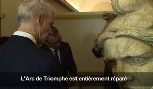 L'Arc de Triomphe entièrement réparé, à temps pour le 8 Mai