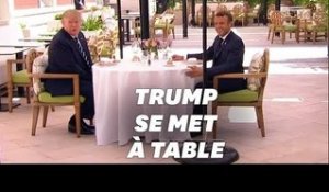 Donald Trump et Emmanuel Macron "se chamaillent un peu" mais s'entendent bien