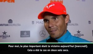 Madrid - Nadal : "J'ai passé quelques jours difficiles"