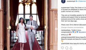 Présentation du royal baby Archie : le compte Instagram de Meghan et Harry submergé de messages racistes