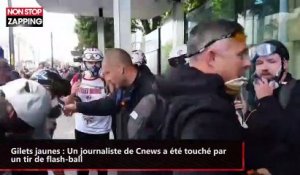 Gilets jaunes : Un journaliste de Cnews a été touché par un tir de flash-ball (vidéo)