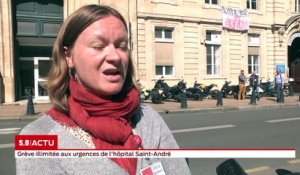 Grève illimitée aux urgences de l'hôpital Saint-André