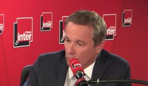 Nicolas Dupont-Aignan, tête de liste "Debout la France" aux élections européennes : ""Sur les 11 milliards que l'on donne chaque année, je veux en rendre 9 aux Français"