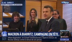 Emmanuel Macron est en déplacement à Biarritz pour préparer le G7
