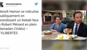 Benoît Hamon s’offre un kebab à Béziers pour relancer sa campagne
