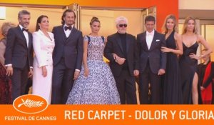 DOLOR Y GLORIA - Red carpet - Cannes 2019 - EV