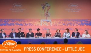 LITTLE JOE - Press conference  -  Cannes 2019 - EV