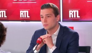 Européennes : "Emmanuel Macron se comporte en chef de faction", déplore Jordan Bardella