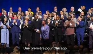 Investiture de la première maire noire et homosexuelle de Chicago