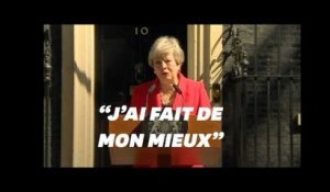 Theresa May a terminé son discours de démission au bord des larmes