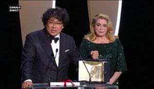 La Palme d'Or est attribuée à Parasite de Bong Joon-Ho - Cannes 2019