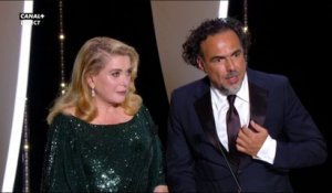 " Alors que parfois la démocratie se perd, le jury l'a respectée " Alejandro G Iñárritu -Cannes 2019