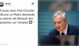 Projet de fusion Renault-Fiat. Bruno Le Maire exige des garanties