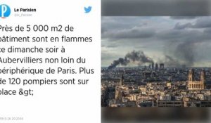 Aubervilliers. Spectaculaire incendie dans des entrepôts aux portes de Paris