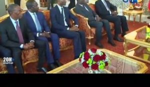 RTG - Audience de Président de la république Ali Bongo avec le Président de la république du Sénégal
