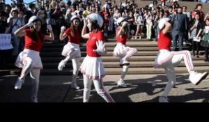 Crayon Pop Performs Dancing Queen at Sydney Opera House