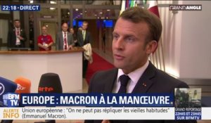 Emmanuel Macron à Bruxelles: "Je veux rassembler, je veux de la cohérence et de la compétence"