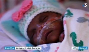 États-Unis : Saybie, le plus petit bébé au monde, est sorti de l'hôpital