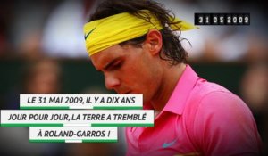 Il y a 10 ans - Rafael Nadal concédait sa première défaite à Roland !