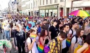 Gay pride à Nancy : deux milles personnes défilent à Nancy