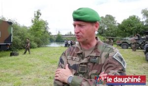 Le colonel Olivier Pinard-Legry, chef de corps du 1er REG
