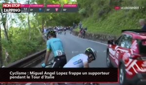 Cyclisme : Miguel Angel Lopez frappe un supporteur pendant le Tour d'Italie (vidéo)