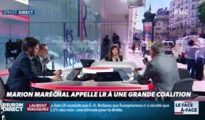 Brunet & Neumann : Marion Maréchal appelle LR à une grande coalition - 03/06
