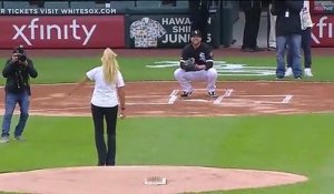 Quand une femme lance une balle de Baseball…