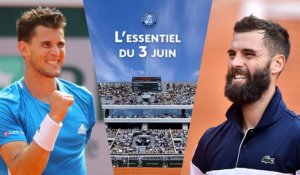 L'essentiel du 3 juin : clap de fin pour les Français, Halep et Djokovic impériaux