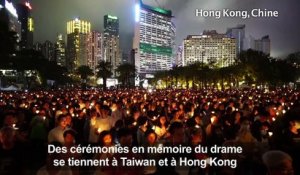 Tiananmen: Cérémonies de commémoration à Hong Kong et Taiwan