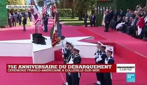 Les hymnes français et américains retentissent lors du 75ème anniversaire du D-Day
