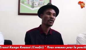 Ernest Kanga Kouassi (Cosefci) " Nous sommes pour la ponction quand elle respecte le nombre de jours de grève"