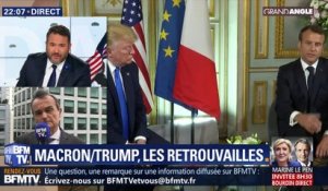 Les retrouvailles Macron/Trump