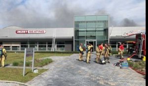 Importants dégagements de fumée en raison d'un incendie dans une entreprise de Pelt