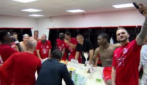 Coupe de Provence : la joie dans le vestiaire d'Istres FC