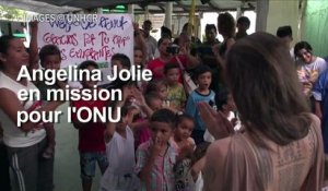 Colombie: Angelina Jolie à la frontière avec le Venezuela